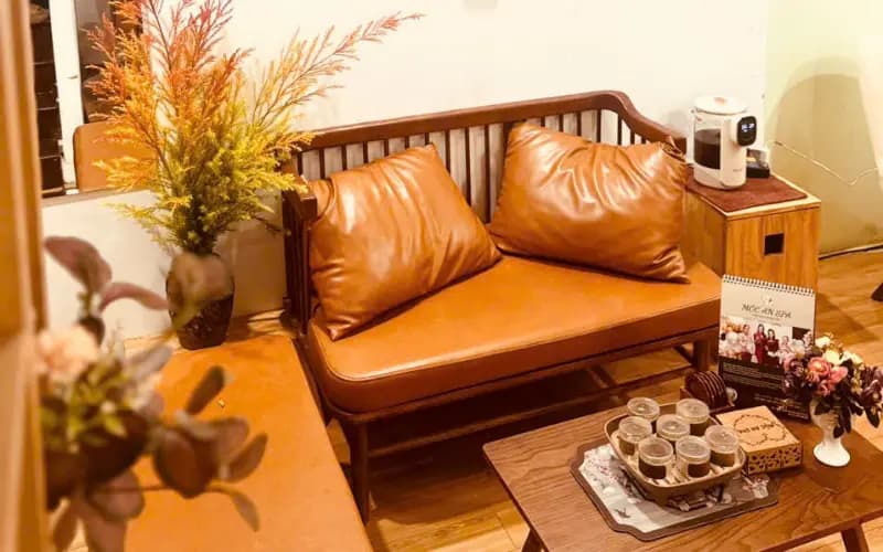 Khu tiếp khách Mộc An Spa sang trọng