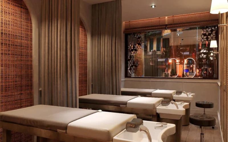 Phòng dịch vụ được thiết kế ấm cũng, gọn gàng