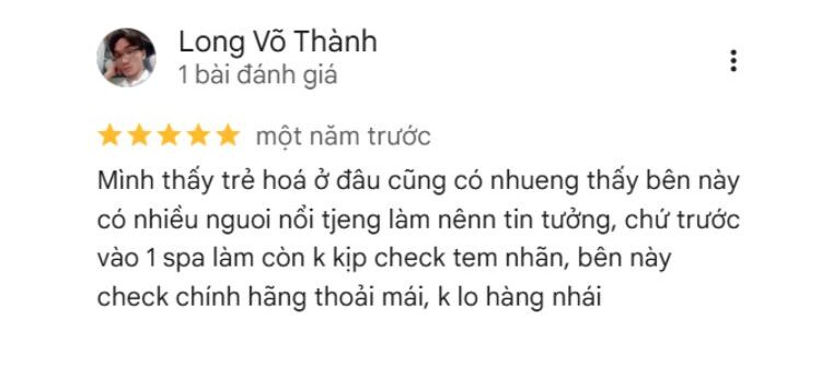 Đánh giá từ khách hàng