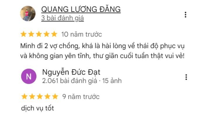 Đánh giá từ khách hàng