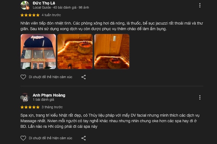 Đánh giá về Amadora Wellness & Spa