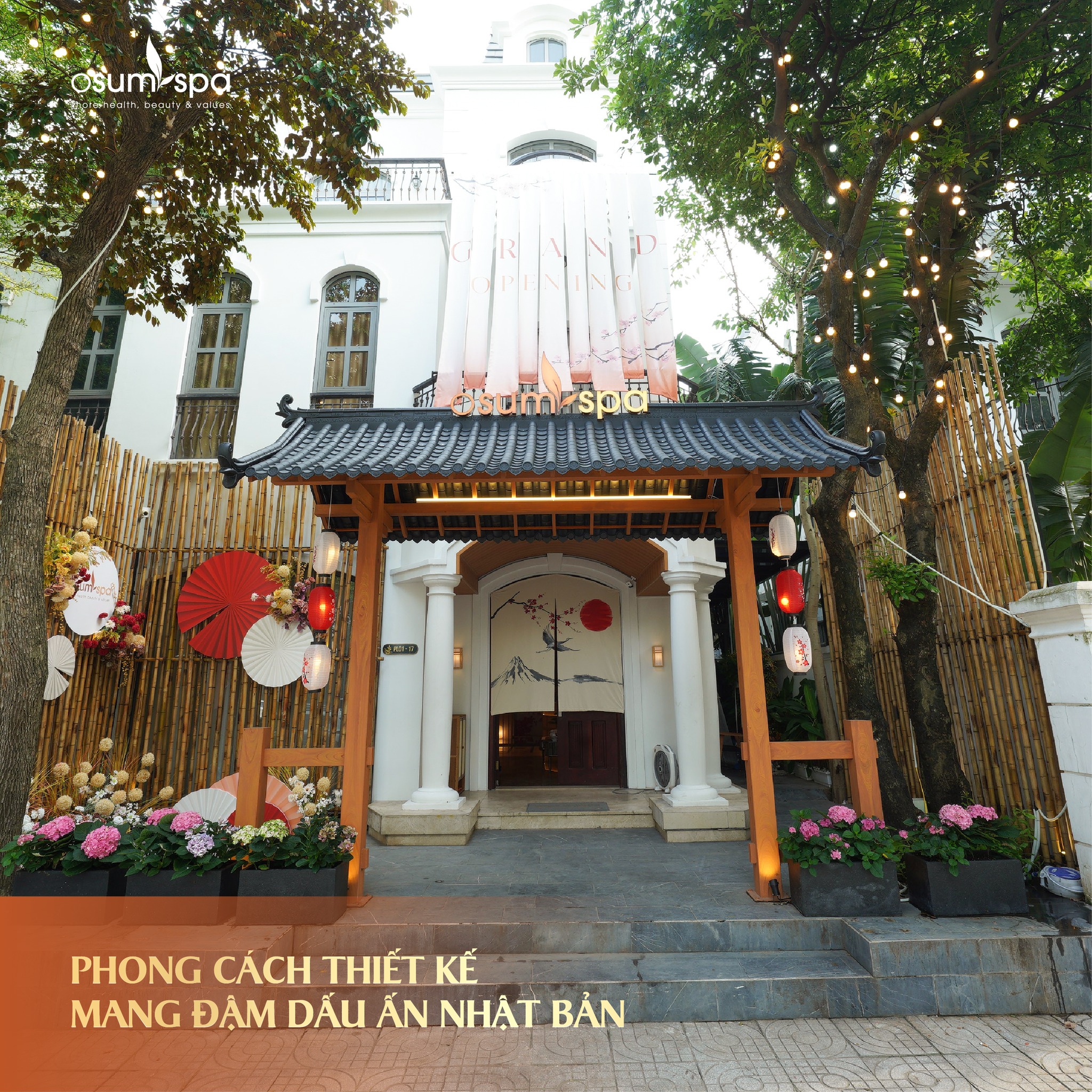 Osum Spa thiết kế không gian sang trọng, dịch vụ chất lượng và phong cách phục vụ chuyên nghiệp