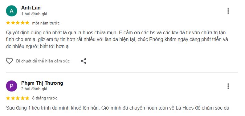 Đánh giá về La Hues Clinic