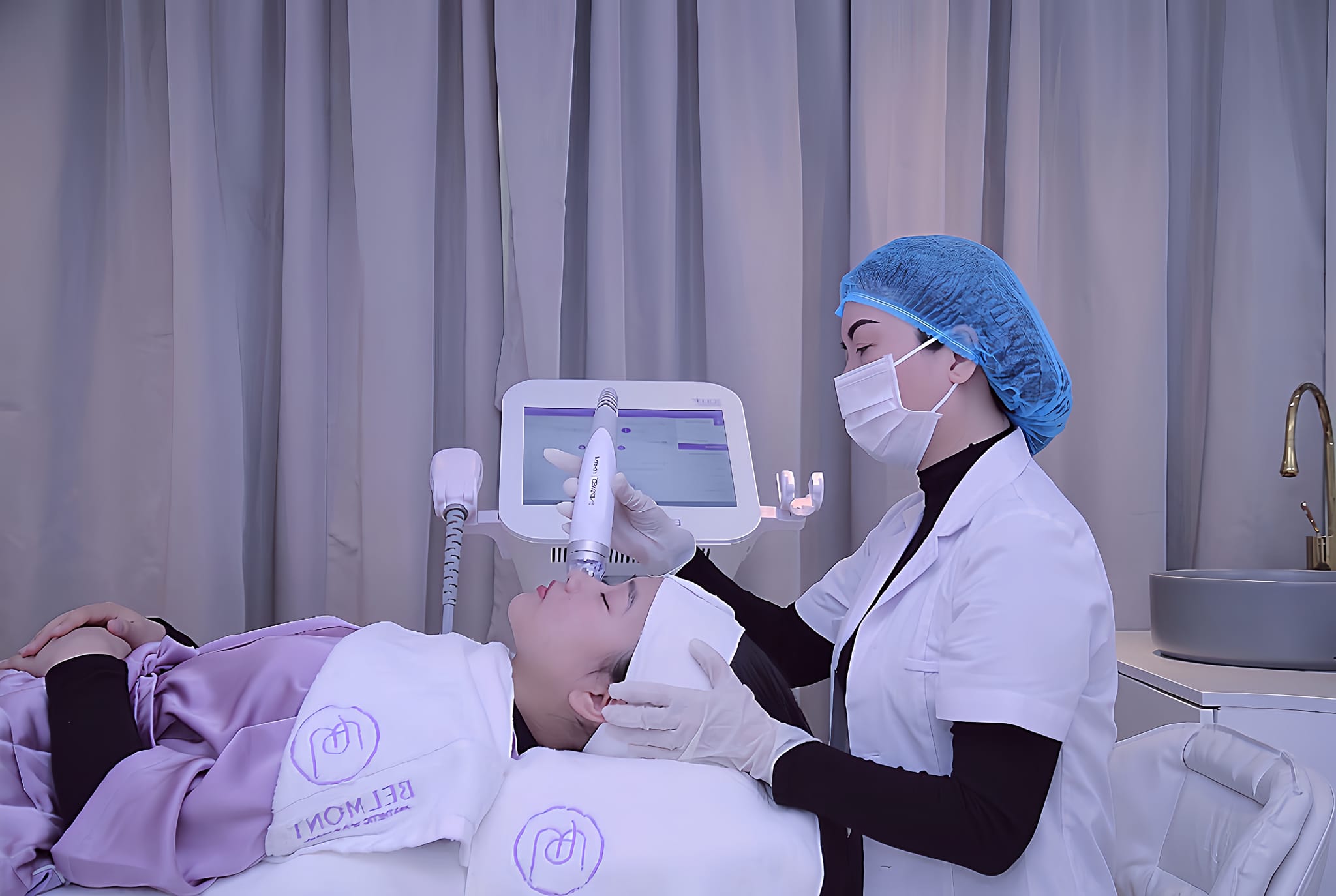 Belmont thuộc phân khúc spa cao cấp, có không gian sang trọng tại Oakwood Residence - Hồ Tây