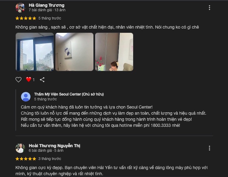 Đánh giá về Seoul Center