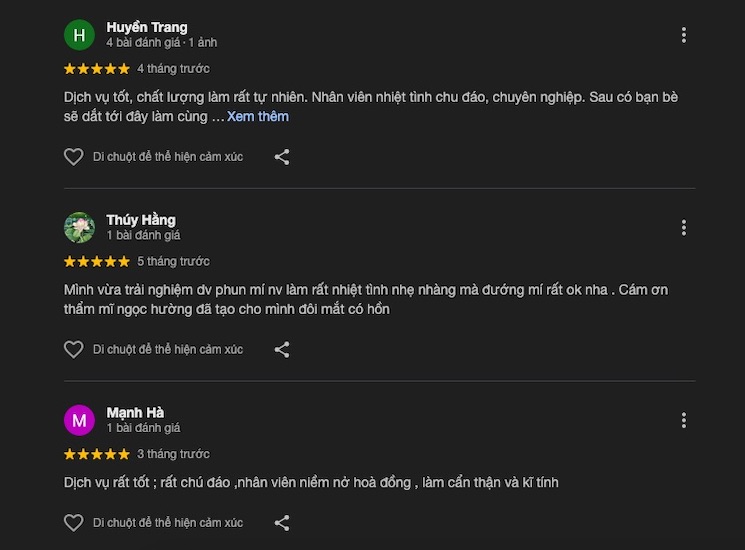 Đánh giá về Ngọc Hường